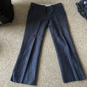 Womens blue Jean color flare pants. In good shape. Rarely worn. Size 4.